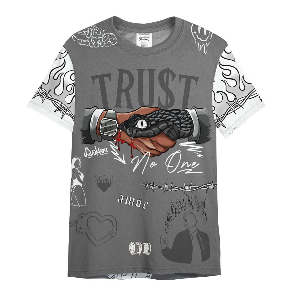 Shirt To Match Retro Stealth 12s - Snake Trust No One All Over Print