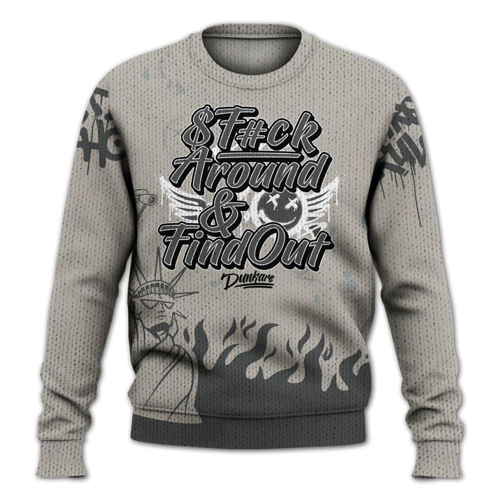Knitted Sweater To Match Dunk Low Appears Oreo - Graphic Fck Around Find Out