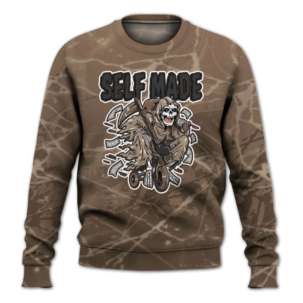 Sweatshirt To Match Dark Mocha Jack - Self Make Skeleton Profound All Over Print