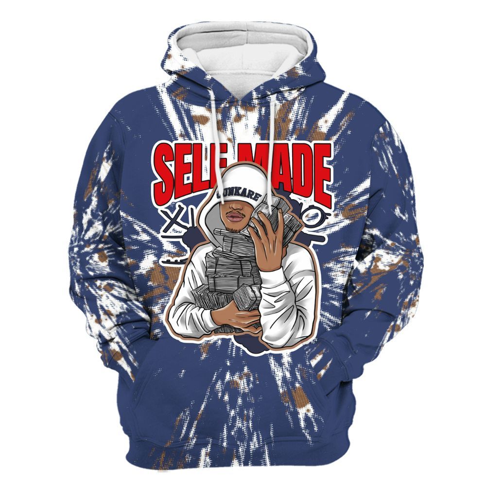 Hoodie To Match Midnight Navy 13s - Selfmade Lux All Over Print