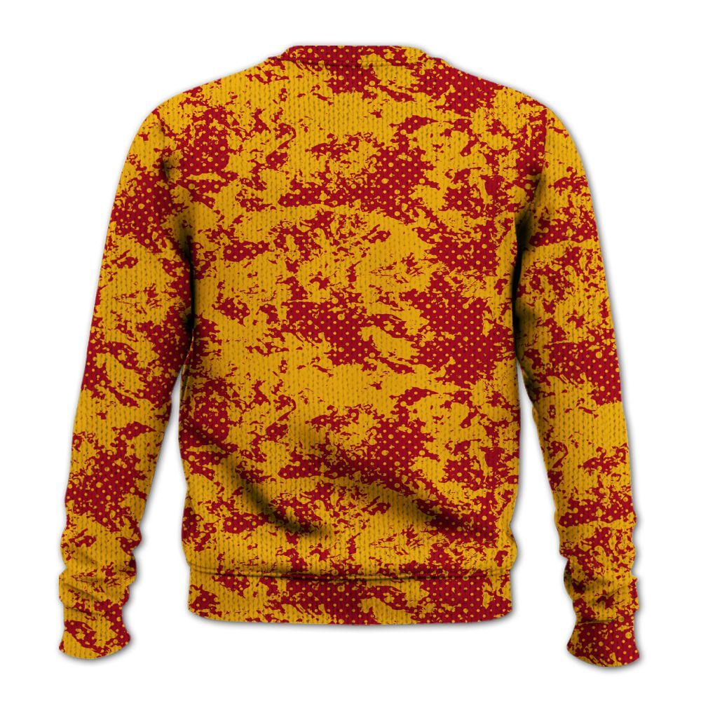 Knitted Sweater To Match Cardinal 7s - Show Me The Money Retro