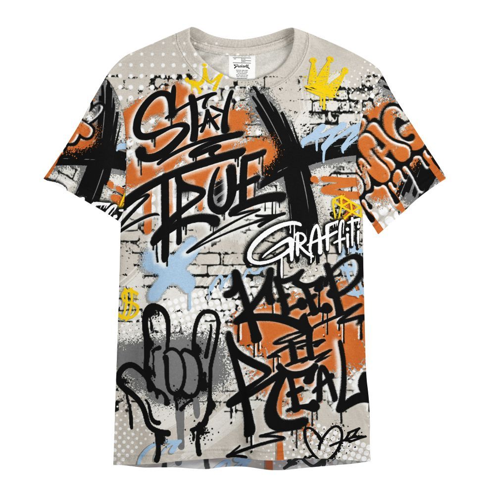 Shirt To Match SE Craft 5s - True It Real Graffiti Streetwear All Over Print