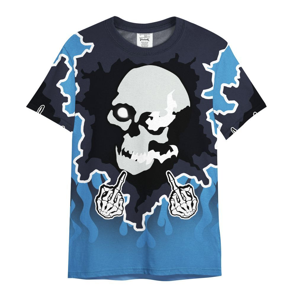 Shirt To Match Low OG Obsidian 1s - F Around Find Out Graphic Trapped All Over Print