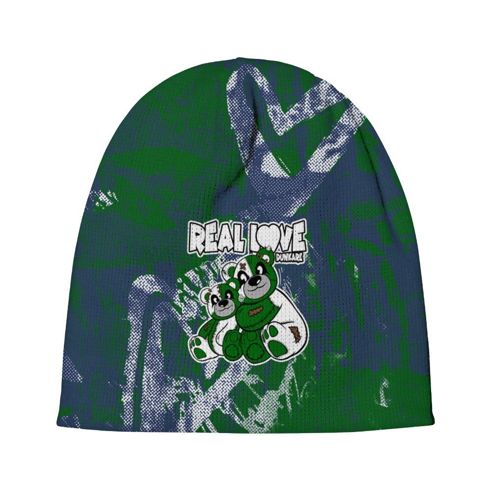 Beanie Hat To Match Midnight Navy 13s - Sincere Fondness Bear Graphic