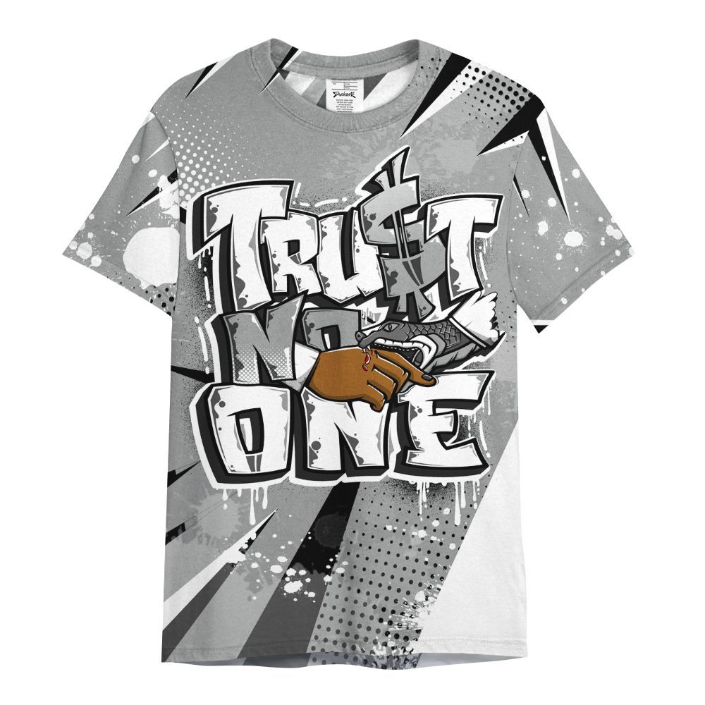 Shirt To Match Retro Stealth 12s - Poly Trust No One Dripping All Over Print