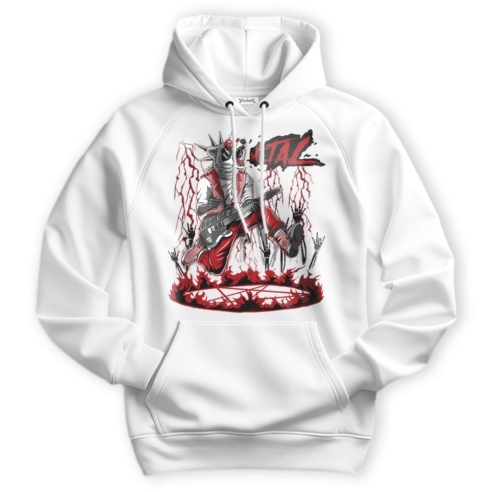 Sweatshirt To Match Red Taxi 12s Hoodie - Punk Rock Raccoon Hoodie Unisex