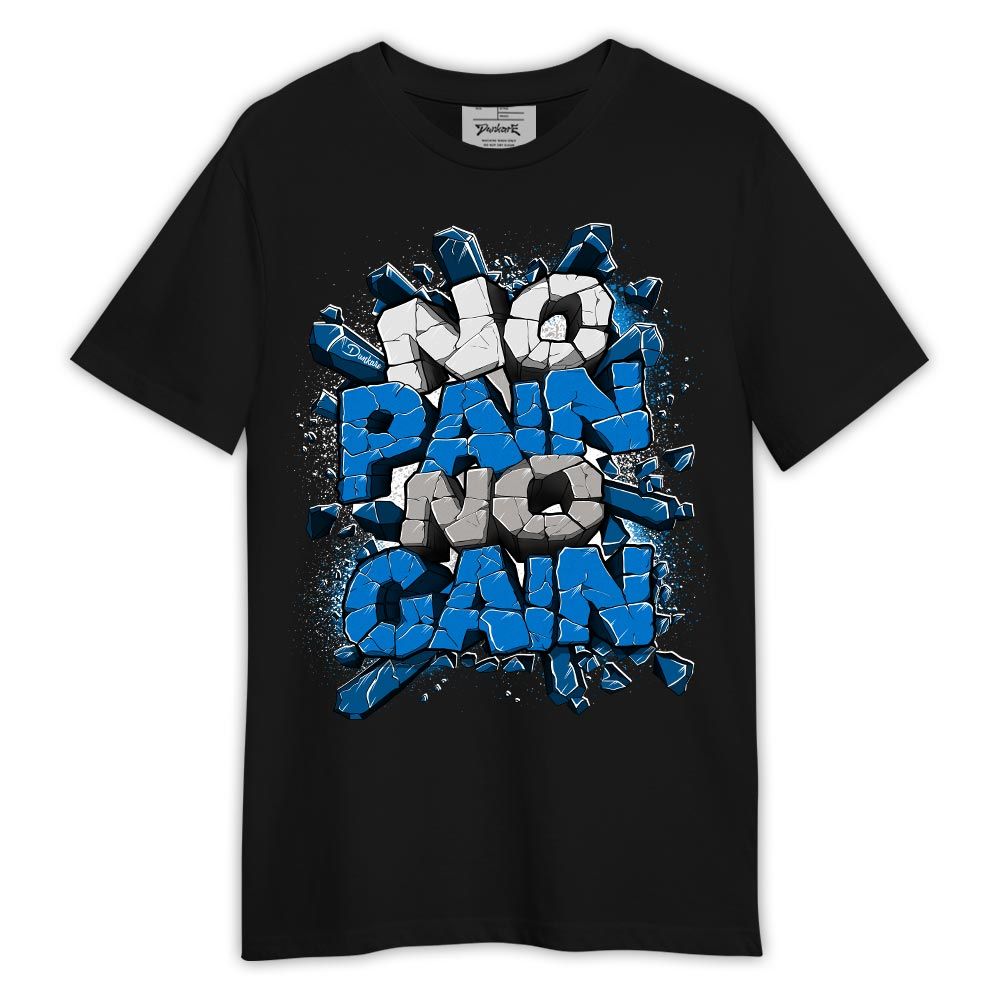 Shirt To Match Industrial Blue 4s - No Pain Stone Military Blue 4s Shirt Outfit