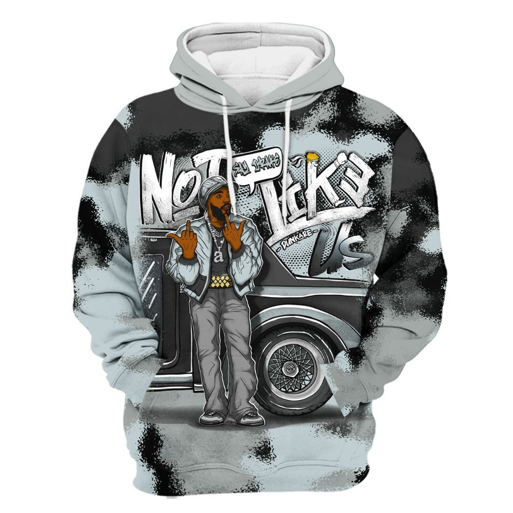 Hoodie To Match Black Wolf Grey 12s - They Dislike Us All Over Print