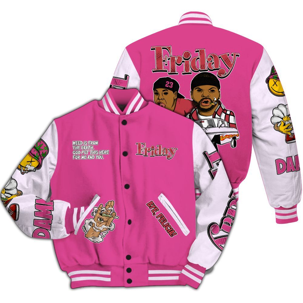 Varsity Jacket To Match KD 4 Aunt Pearl - Friday Sneaker Stress Style All Over Print