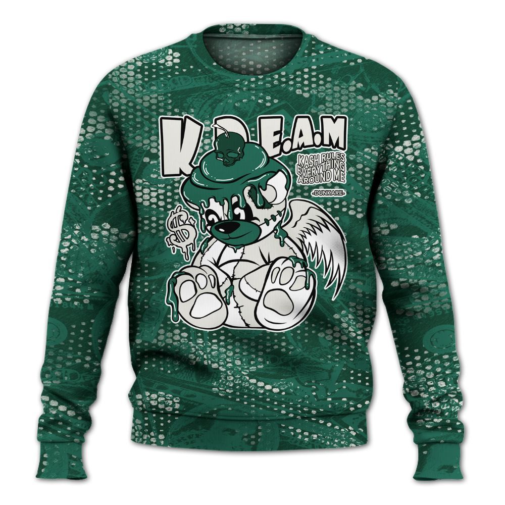 Sweatshirt To Match Oxidized Green 4s - Loot Bear All Over Print