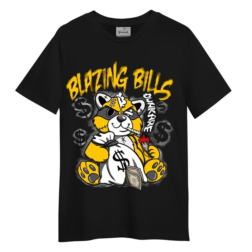 Shirt To Match T-Shirt Blazing Bills Raccoon, Vivid Sulfur 4s T-Shirt To Match Sneaker 1704 DNY