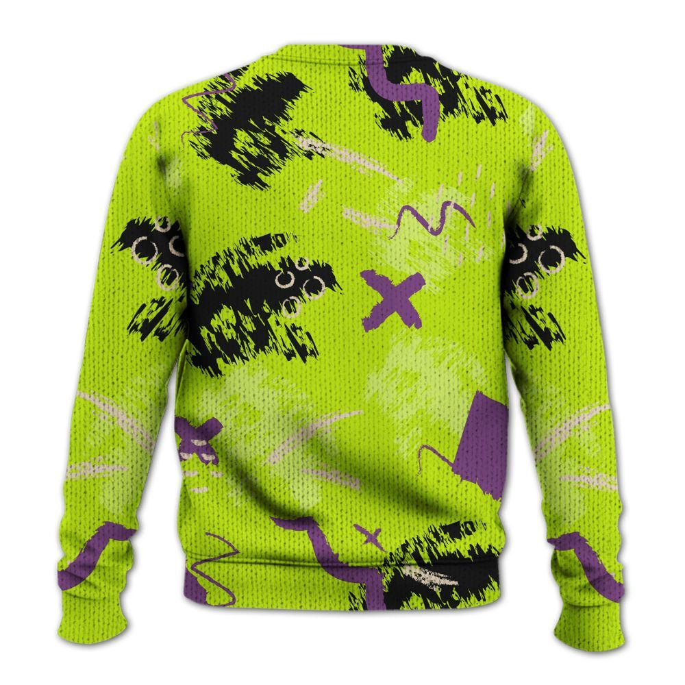 Sweater To Match GS Black Barely Volt 11s - Hustle Grind Pray Graphic Street Style Graphic
