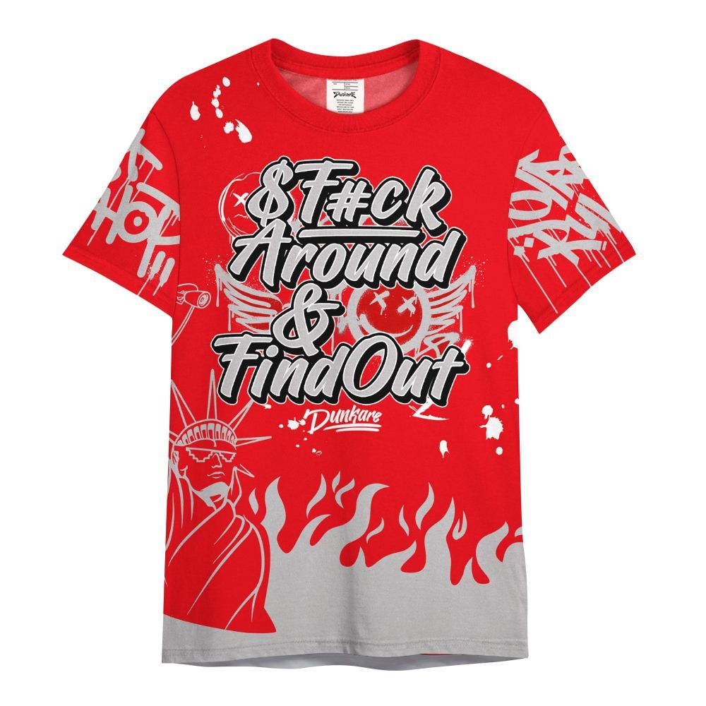 Shirt To Match Air Max 1 Low Poly - Graphic Fck Around Find Out All Over Print