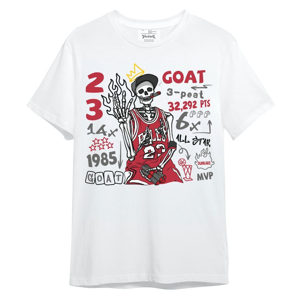 Shirt To Match Red Flint 13s - Number 23 G.0.A.T Streetwear Unisex Shirt