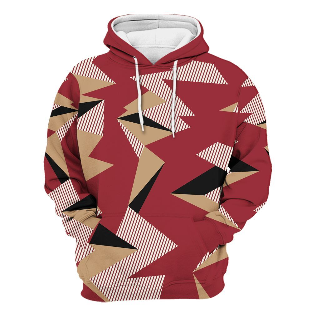 Hoodie To Match Chicago 2025 40s Shirt, Geometric Camouflage Pattern All Over Print