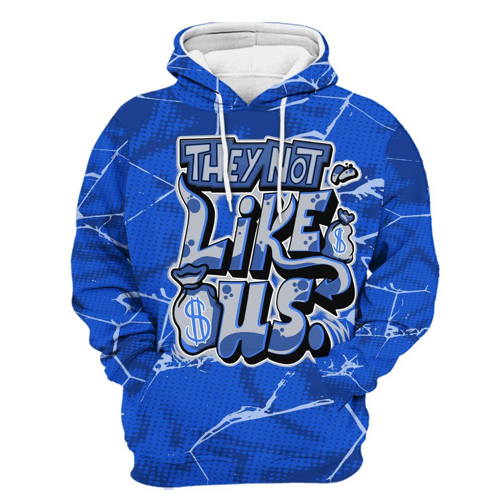 Hoodie To Match Air Foamposite One Royal - Dislike Us Graphic All Over Print