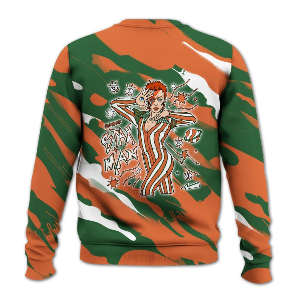 Sweatshirt To Match Low Miami 5s - Starmans Graphics Colored All Over Print