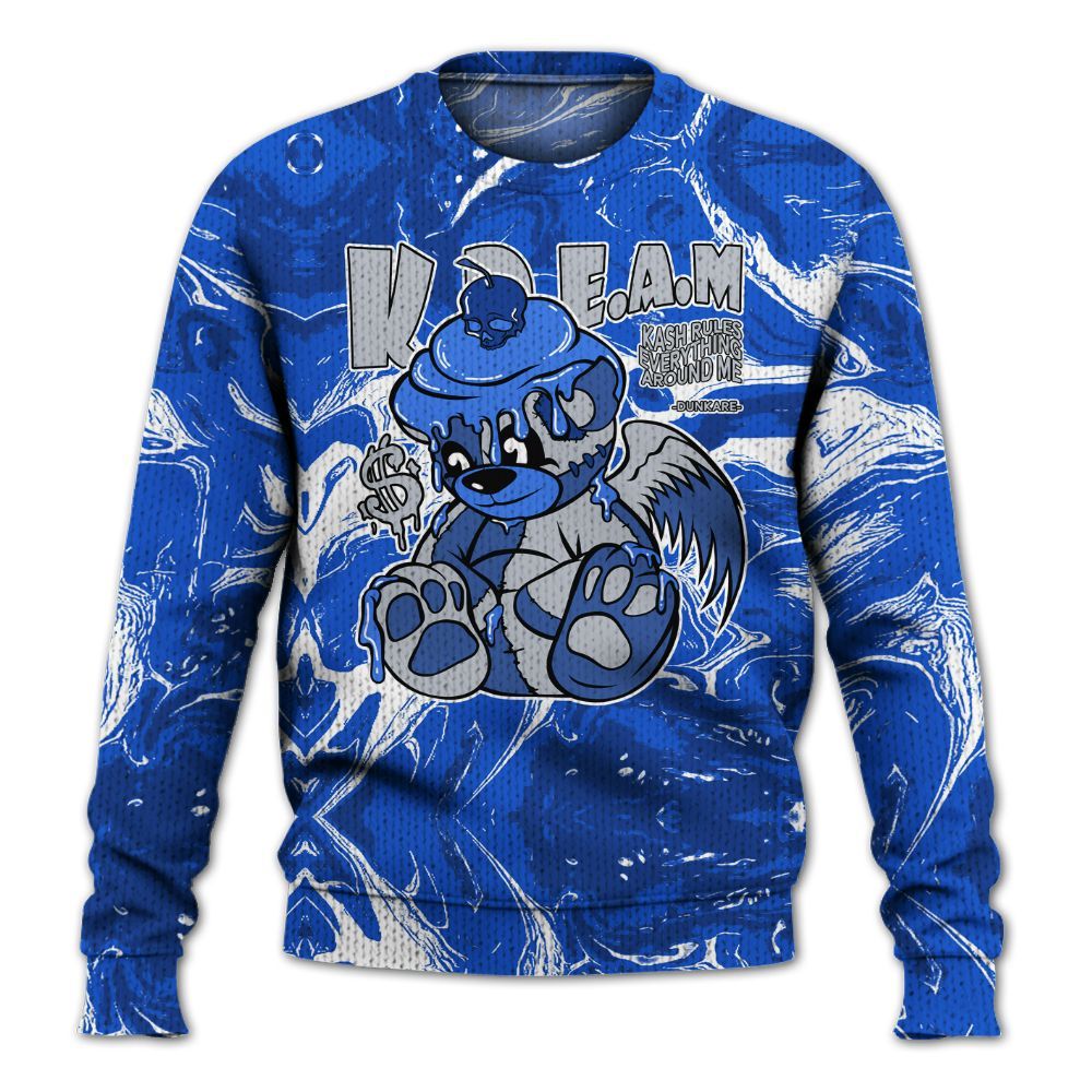 Knitted Sweater To Match Air Foamposite One Royal - Loot Bear Liquid