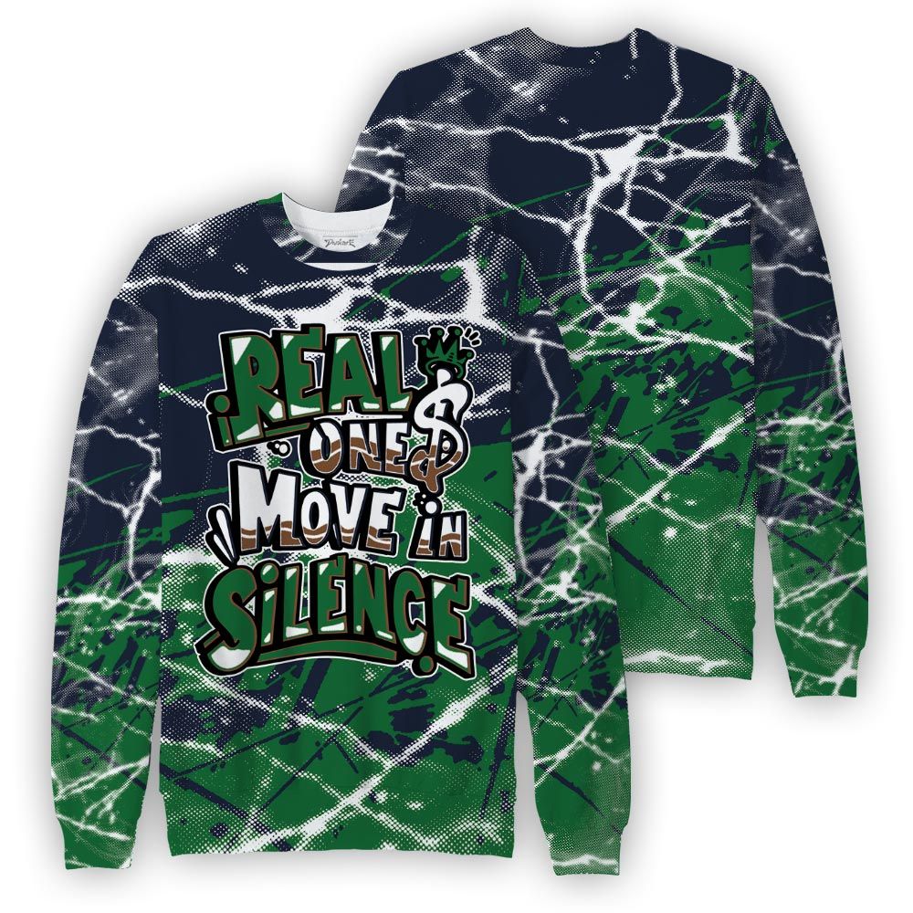 Sweatshirt To Match Midnight Navy 13s Sweatshirt - Ones Move In Silence Graphic Profound Sweatshirt Unisex