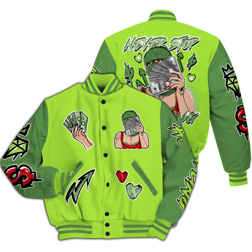 Varsity Jacket To Match Kobe 6 SE Grinch - Hustling Unique All Over Print