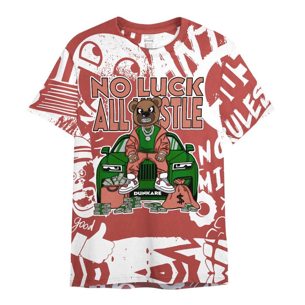 Shirt To Match Dune Red 13s - So Unlucky Bear Monogram Graffiti Shirt Unisex