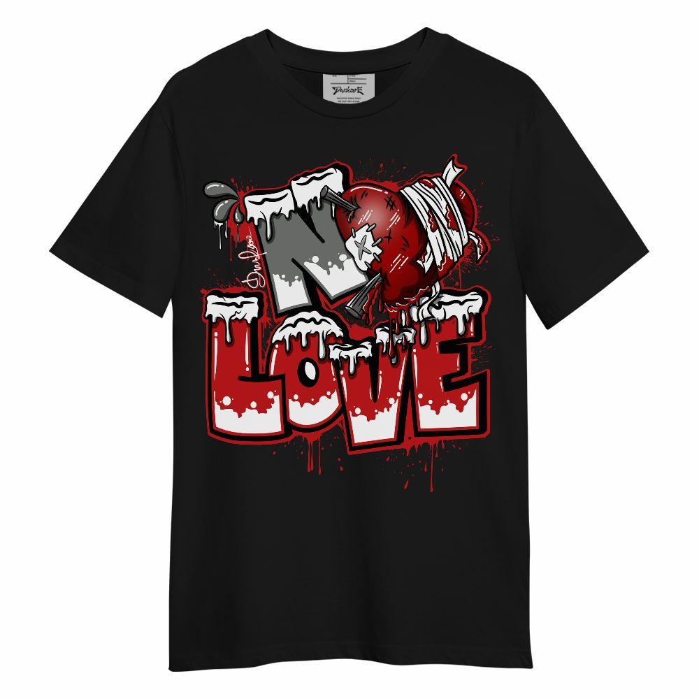 Shirt To Match Bred Reimagined 4s - Drip No Love Streetwear Unisex Shirt