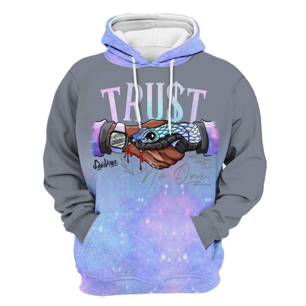 Hoodie To Match Zen Master 4s - Snake Trust No One Drip All Over Print