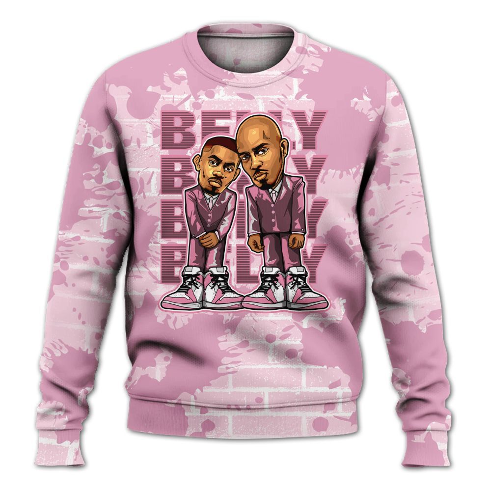 Sweatshirt To Match Orchid 4s - Belly Sneakers Graphic Halloween All Over Print