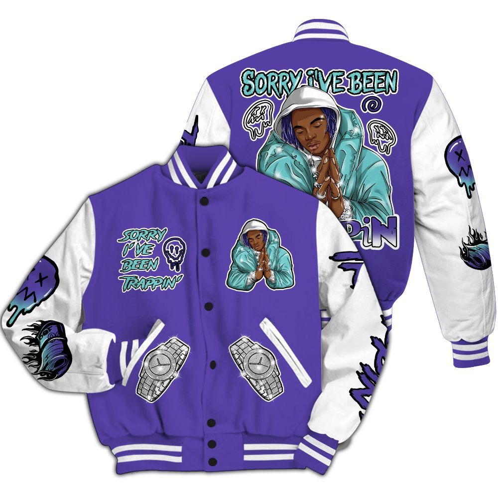 Varsity Jacket To Match Low Hornets 1s - Trappin' Unique All Over Print