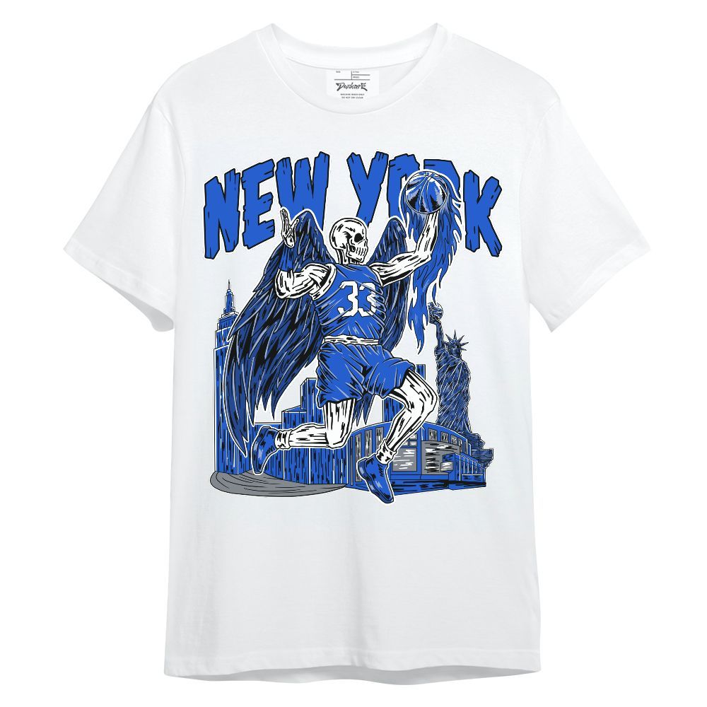 Shirt To Match Air Foamposite One Royal - Ewing Era Skeleton Unisex Shirt