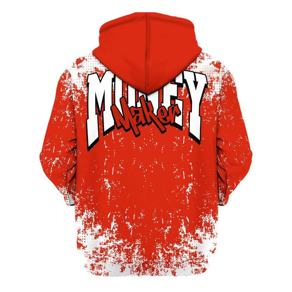Hoodie To Match Retro Cherry 11s - Move In Silence Money Street Retro All Over Print