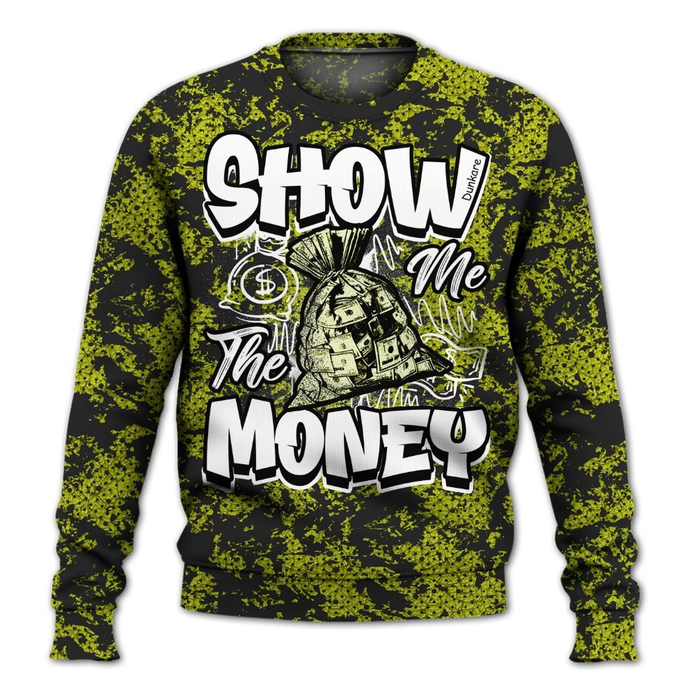 Sweatshirt To Match Dunk Low QS Halloween Skull - Show Me The Money Retro All Over Print