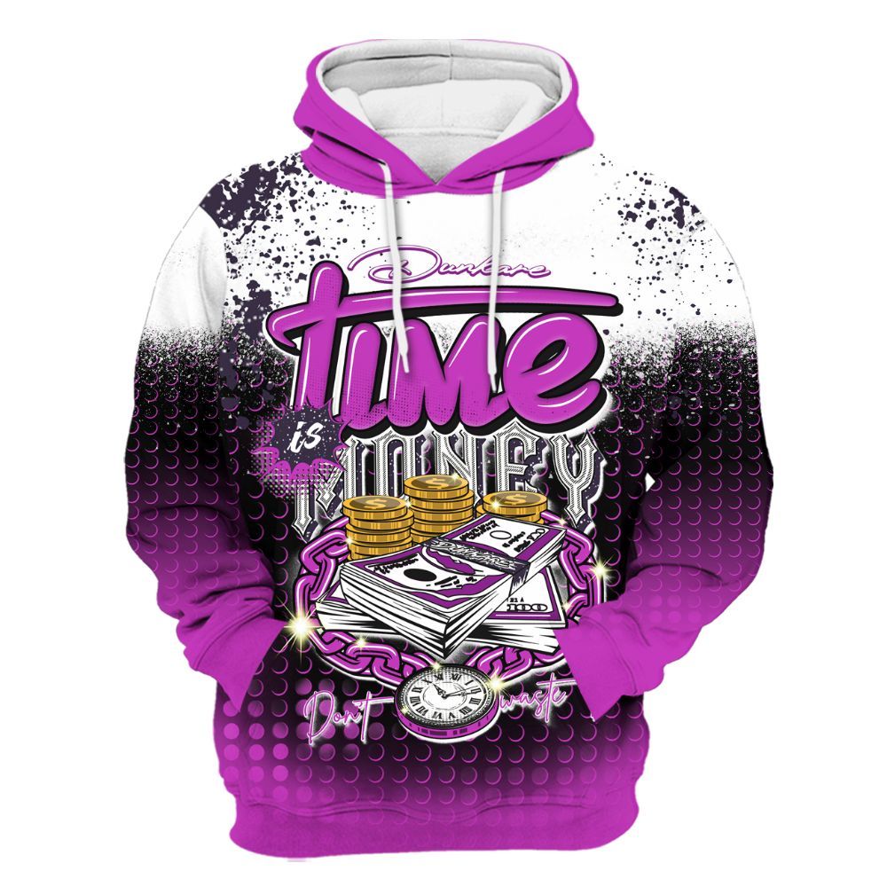 Hoodie To Match Ja 2 Staregazer - Halftone Time Is Money All Over Print