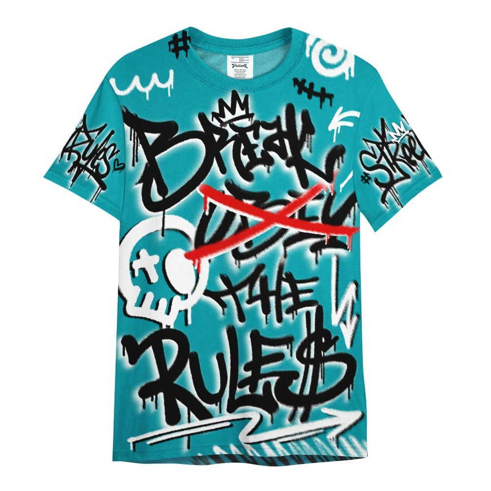 Shirt To Match Air Griffey Max Aquamarine 1s - Break Rules Streetwear All Over Print
