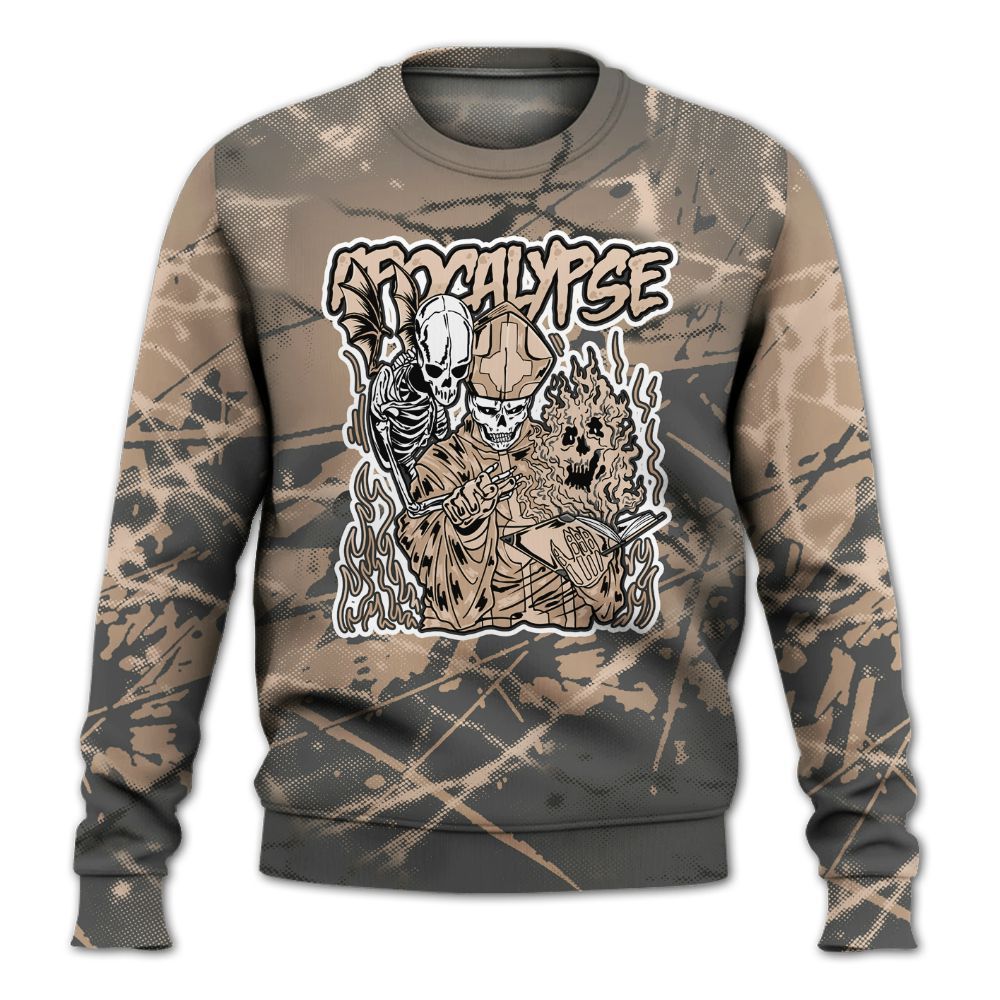 Sweatshirt To Match Kobe 9 EM Mamba - Apocalypse Skeleton Profound All Over Print