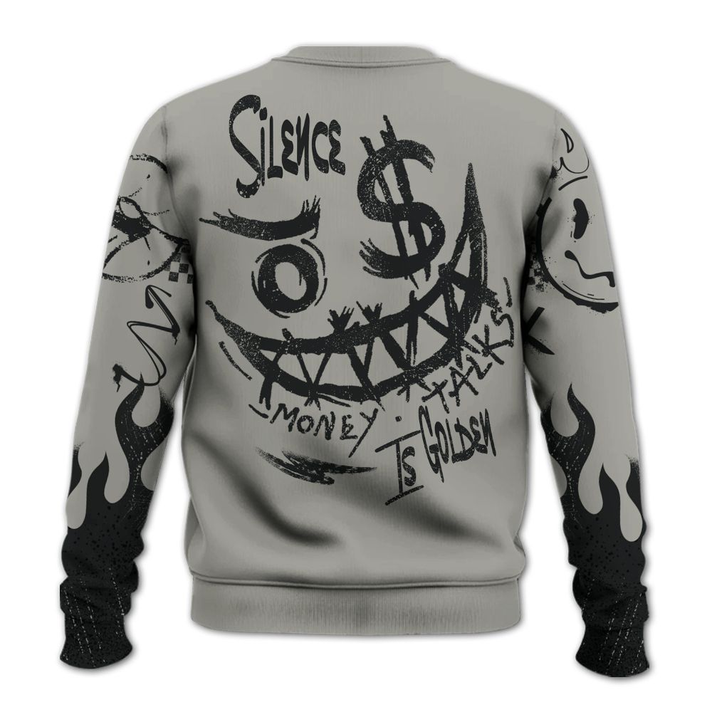Sweatshirt To Match High Satin Shadow 1s - Mouth Burning Street Style All Over Print