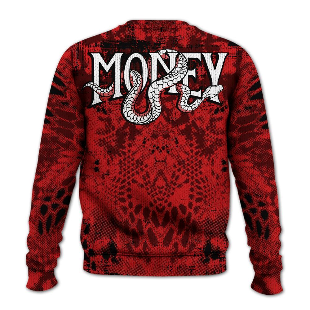 Knitted Sweater To Match Low Bred 11s - Snake Move In Silence All Over Print