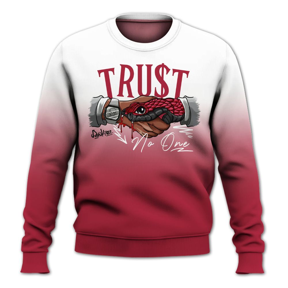 Sweatshirt To Match High OG Chicago Shadow 1s - Snake Trust No One Drip All Over Print