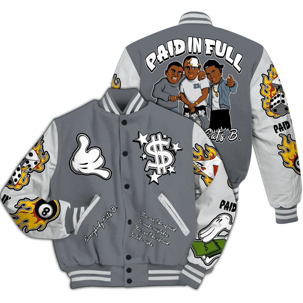 Varsity Jacket To Match Air Max DN Silver Bullet - Everybody Paid In Full Graphic All Over Print