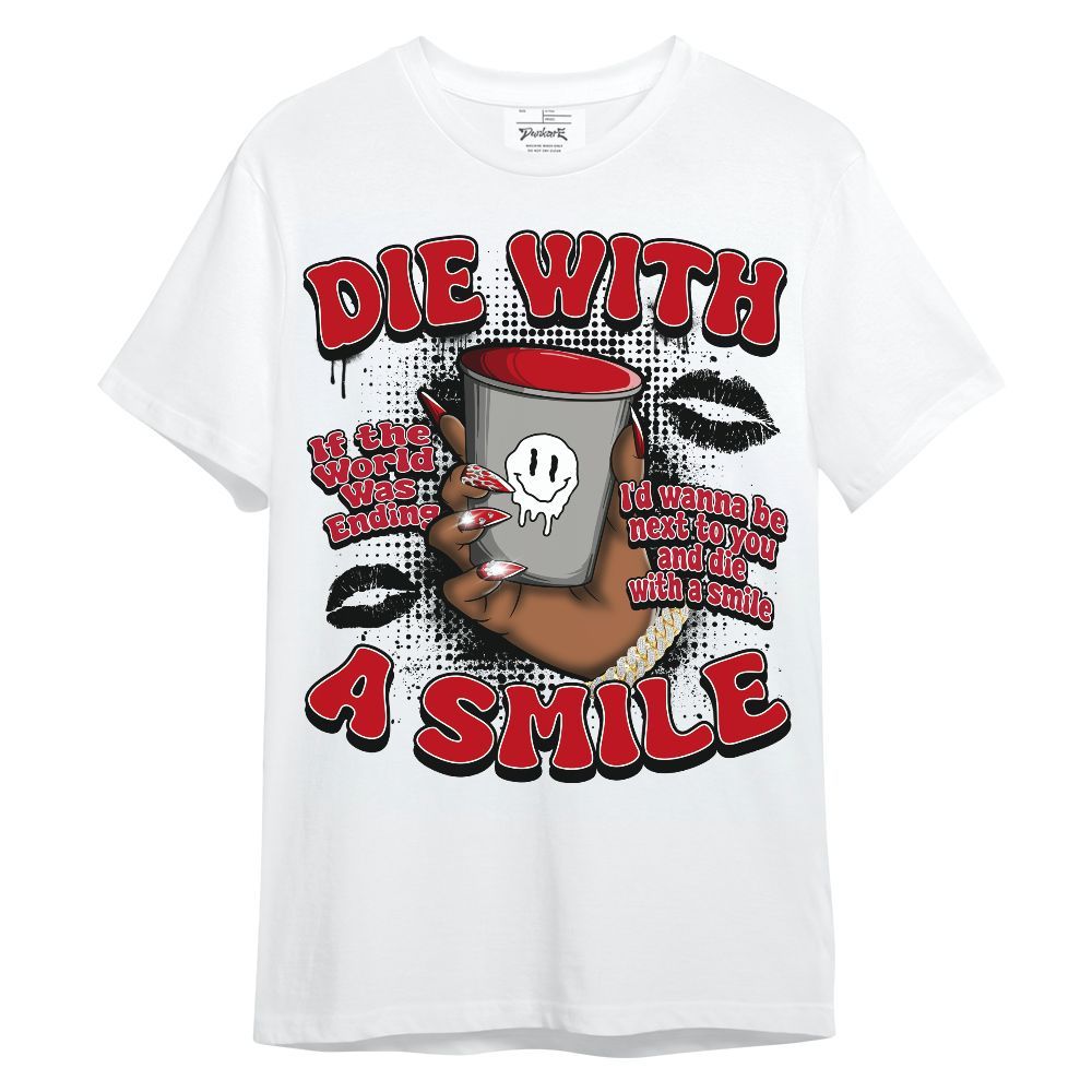 Shirt To Match Air Griffey Max Gray Reds 1s - Die With A Smile Graphic Unisex Shirt