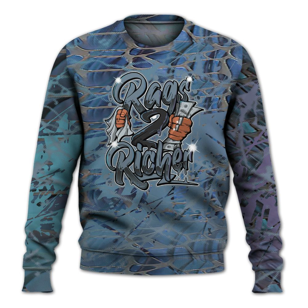 Sweatshirt To Match Air Foamposite Kazuya Mishima - Rag 2 Rich Graphic All Over Print