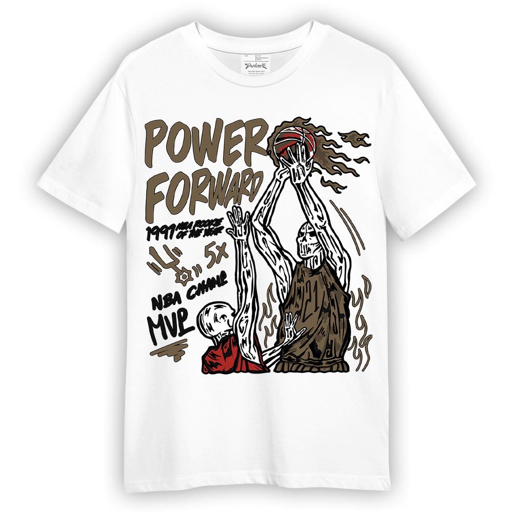 Shirt To Match Olive 9s - Power Shot Skeleton Shirt Unisex