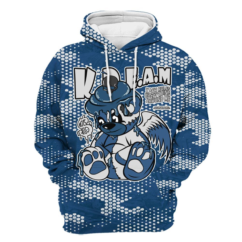 Hoodie To Match High OG Midnight Navy 1s - Loot Bear All Over Print