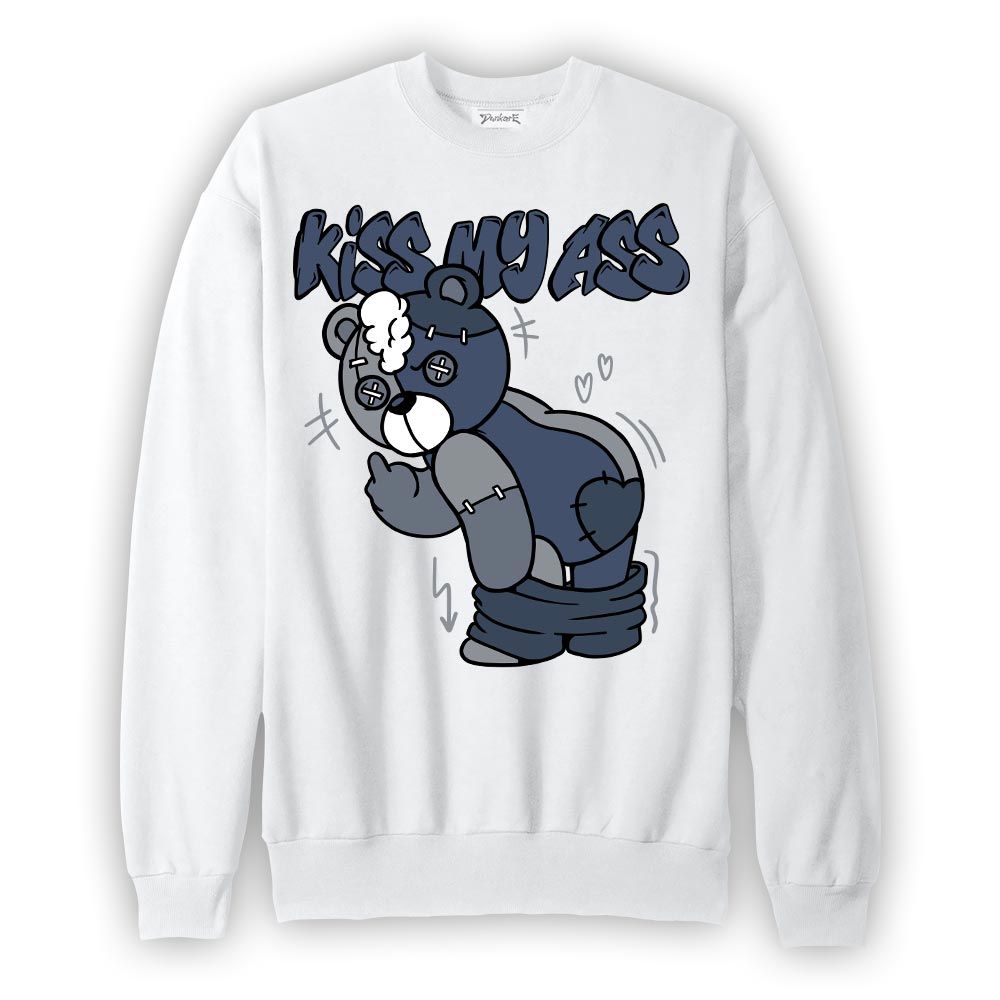 Sweatshirt To match Low Diffused Blue 11s Sweatshirt - Kiss My Hugz Graphic