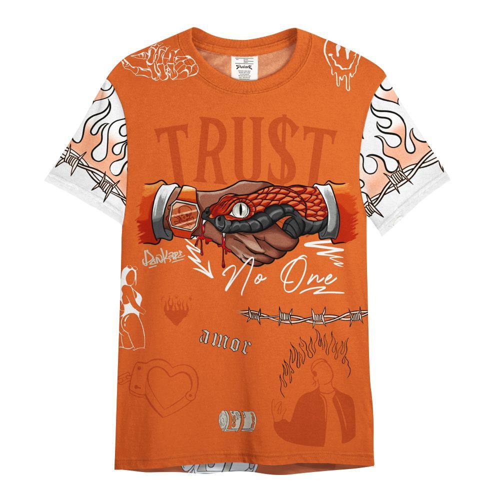 Shirt To Match High OG Starfish 1s - Snake Trust No One All Over Print