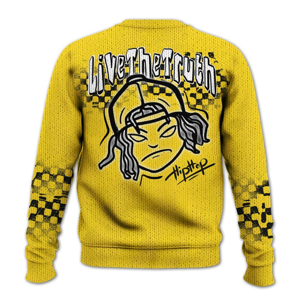 Knitted Sweater To Match Retro Thunder 4s - Feel Life Street Style