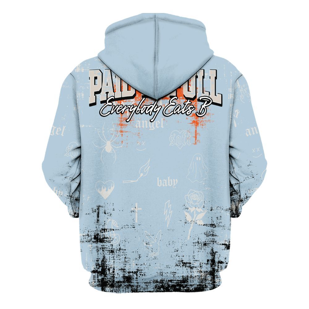 Hoodie To Match High OG Alaska 1s - Paid In Full Money All Over Print