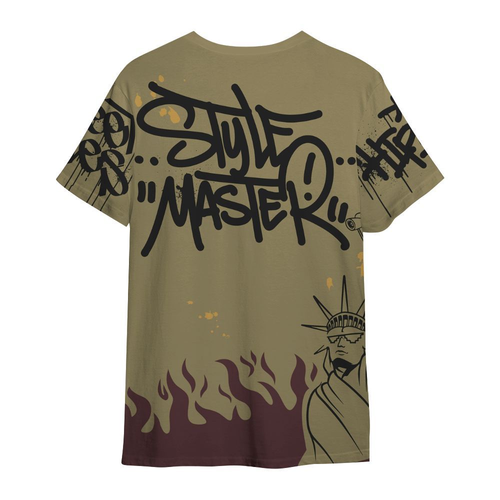 Shirt To Match Black Olive 7s - Graphic Fck Around Find Out All Over Print