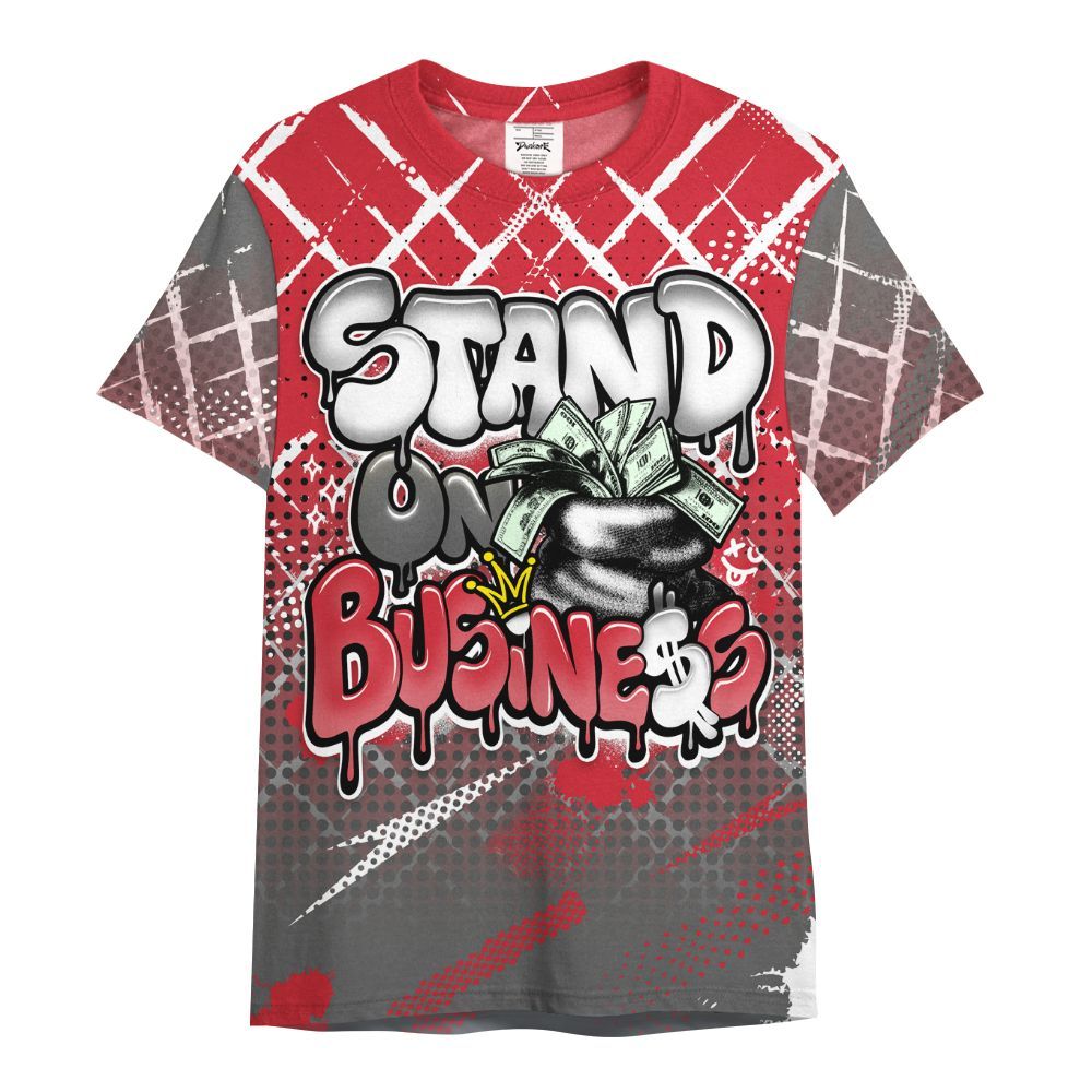 Shirt To Match Bunny 2025 8s - Halftone Stand Business Dripping All Over Print