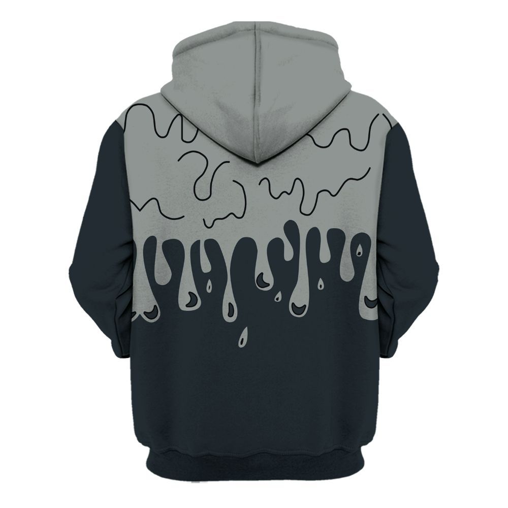 Hoodie To Match Retro Georgetown 6s - Snake Trust No One Drip All Over Print